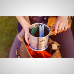 Stanley Adventure 1.1 QT Stainless Steel Cookware Set for Two - Perfect for Camping & Outdoor Meals