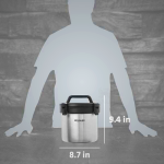 Stanley Adventure Stay Hot Camp Crock - 3QT Leakproof Vacuum Insulated Cookware for Outdoor Adventures