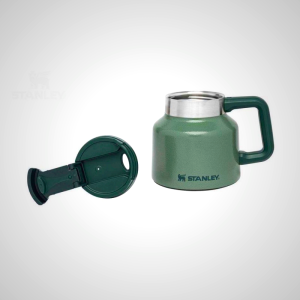 Stanley Adventure Tough-To-Tip Admiral's 20 oz Insulated Travel Mug - Leak-Resistant with Non-Skid Base