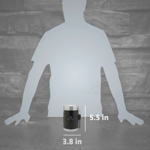 Stanley Classic Legendary 14oz Food Jar with Spork - Hot & Cold Insulated Container