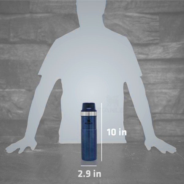 Stanley Classic Trigger-Action Travel Twin Pack - 20 oz Vacuum Insulated Mugs for Hot & Cold Drinks