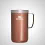 Stanley Stay-Hot Camp 24oz Insulated Mug - Stainless Steel Travel Cup for Hot Drinks